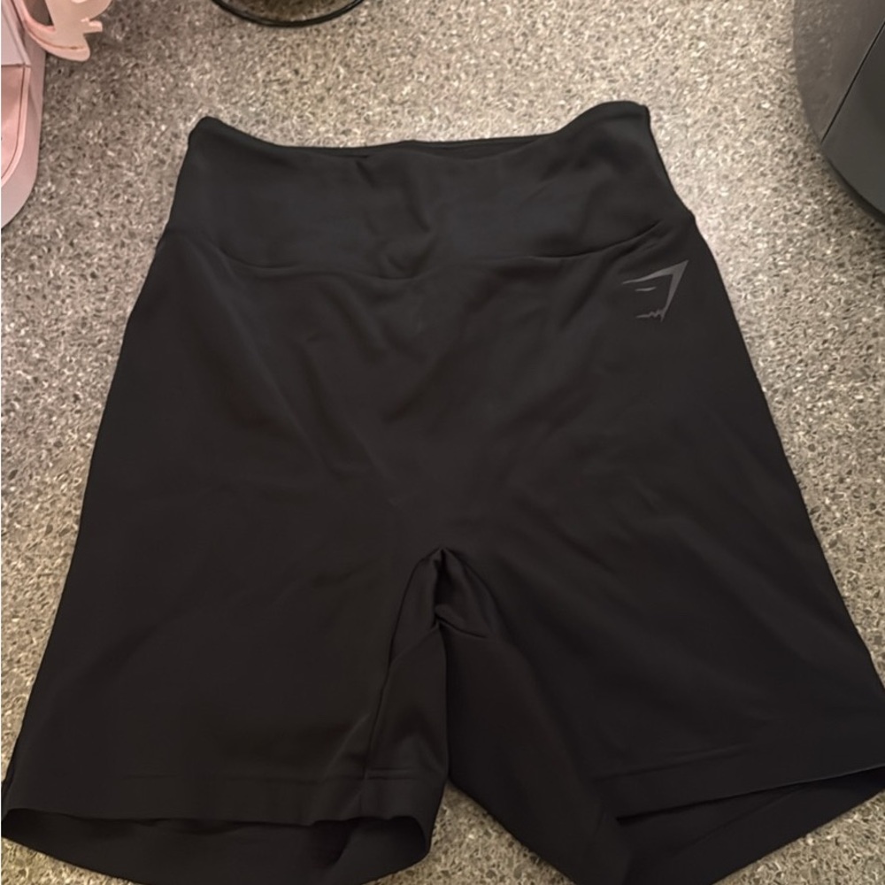 Gymshark Black High-Waist Bike Shorts